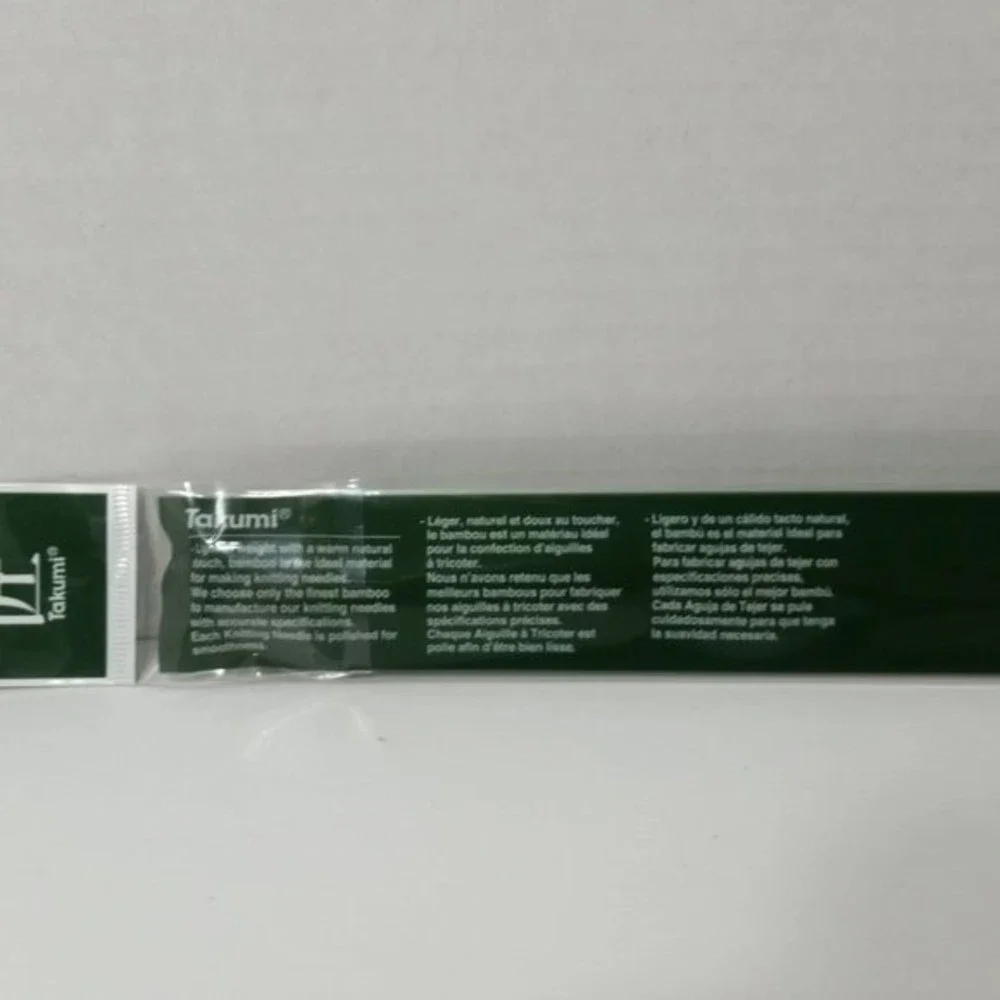 Clover Takumi Bamboo Knitting Needles US 3 13inch